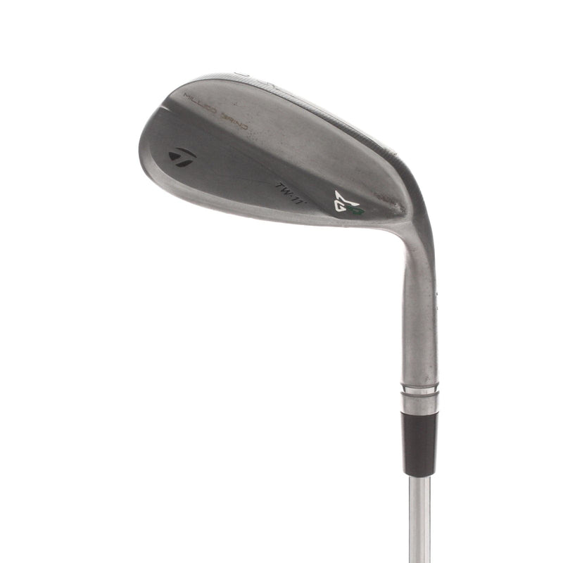TaylorMade Milled Grind 4 TW Steel Mens Right Hand Lob Wedge 60* 11 Bounce Stiff - Nippon Modus 120