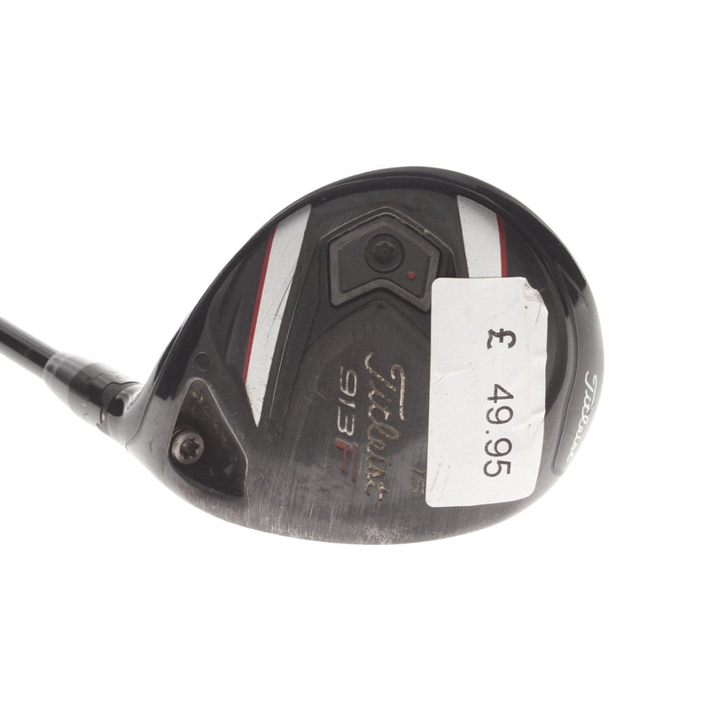 Titleist 913 f Graphite Mens Right Hand Fairway 3 Wood 15* Stiff - Hzrdus