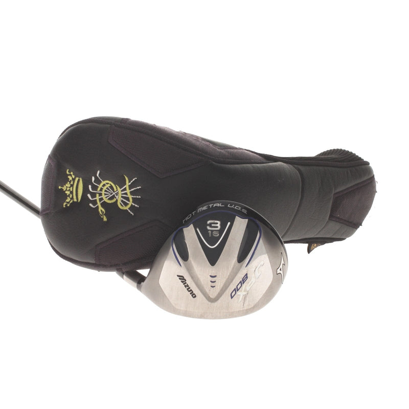 Mizuno JPX800 Graphite Mens Right Hand Fairway 3 Wood 15* Stiff - Grafalloy Pro Launch Red