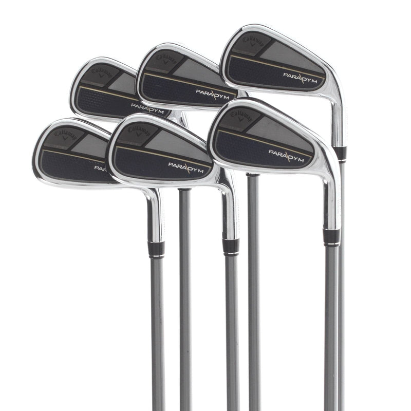 Callaway Paradym Graphite Mens Right Hand Irons 5-PW Regular - Hzrdus 5.5 65g