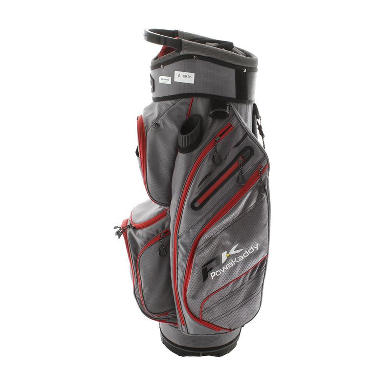 PowaKaddy DLX Lite Cart Bag - Grey/Red/Black