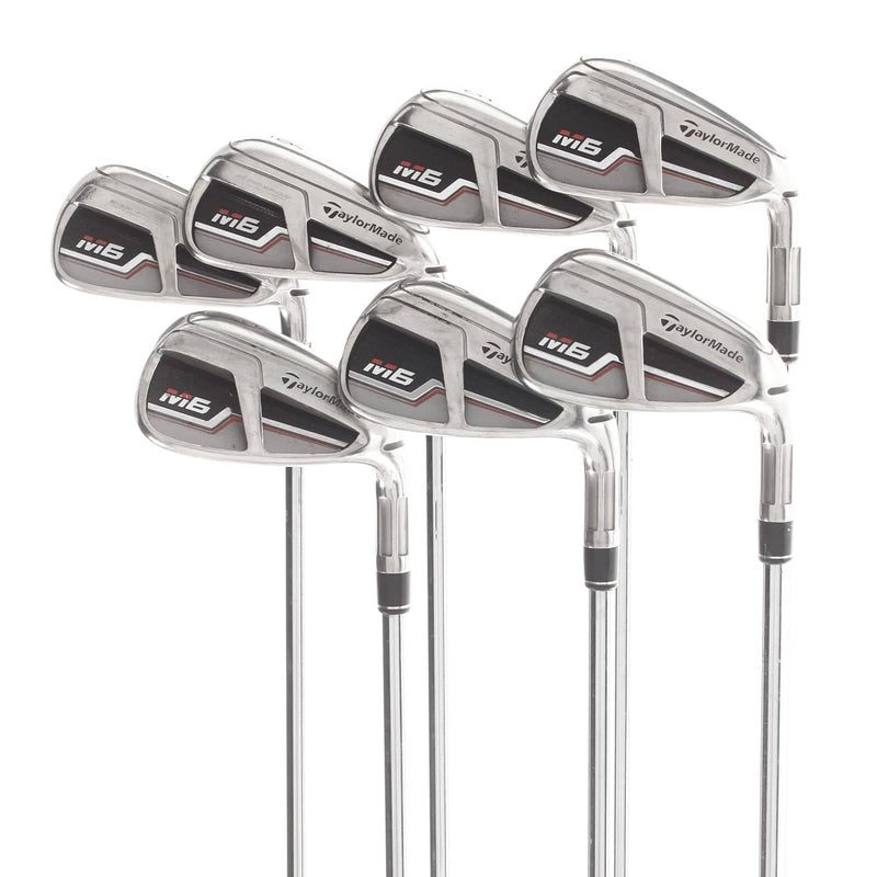 TaylorMade M6 Steel Mens Right Hand Irons 5-PW Regular - KBS Max 85