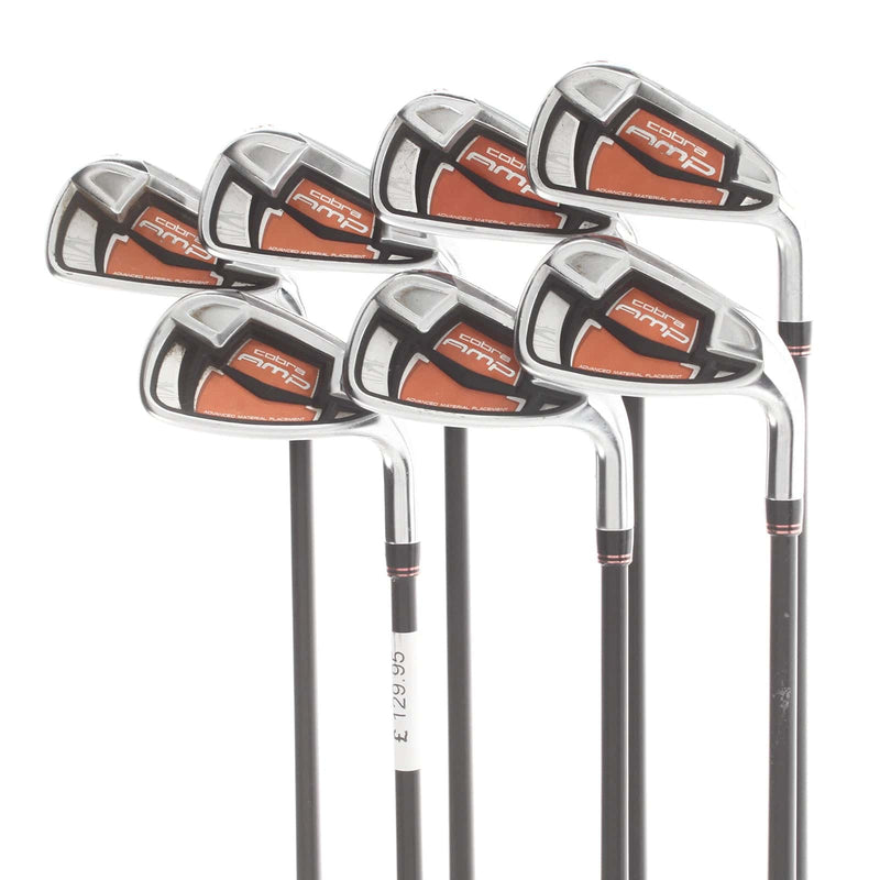 Cobra Amp Graphite Mens Right Hand Irons 4-PW Regular - Cobra Amp Aldila