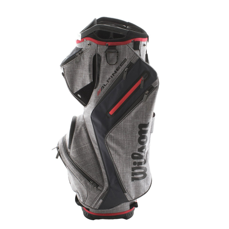 Wilson Alpine Cart Bag - Grey/Red