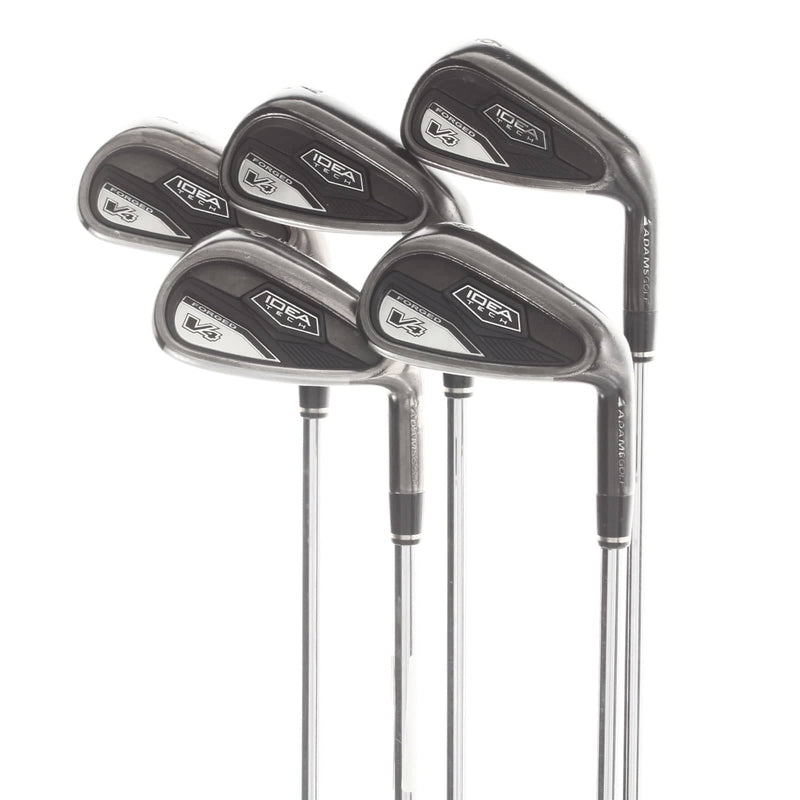 Adams Idea Tech V4 Forged Steel Mens Right Hand Irons 6-PW Regular - True Temper Performance 75G