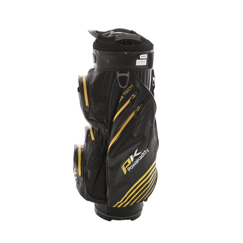 PowaKaddy Dri-Tech Cart Bag - Black/Yellow