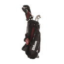 Wilson Deep Red Steel/Graphite Mens Right Hand Package Set Regular - Wilson