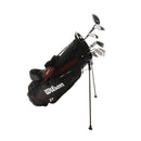 Wilson Deep Red Steel/Graphite Mens Right Hand Package Set Regular - Wilson