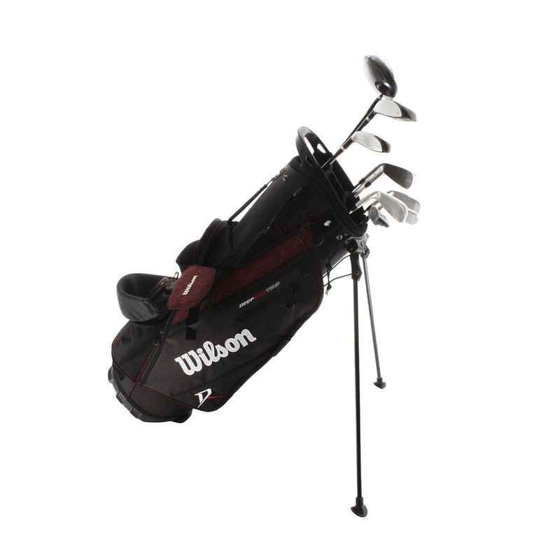 Wilson Deep Red Steel/Graphite Mens Right Hand Package Set Regular - Wilson