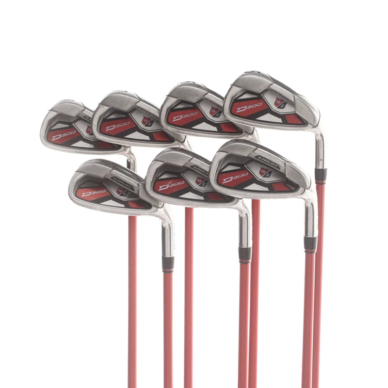 Wilson D300 Graphite Mens Right Hand Irons 5-SW Regular - Wilson Superlight
