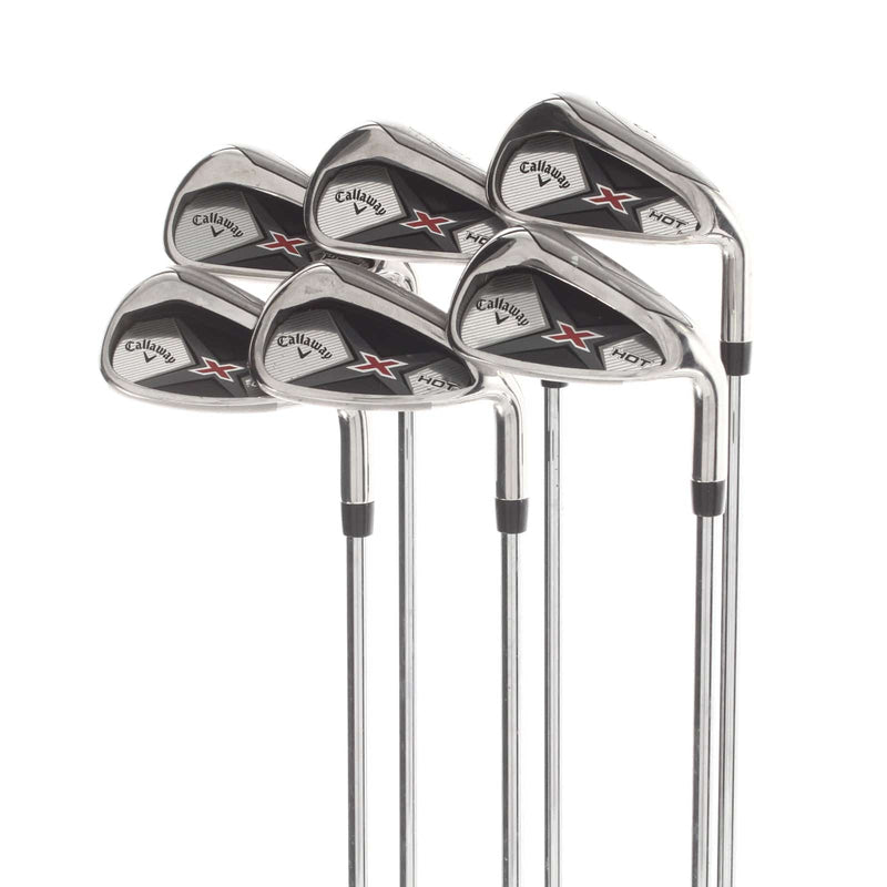 Callaway X Hot Steel Mens Right Hand Irons 5-PW Regular - True Temper xp85
