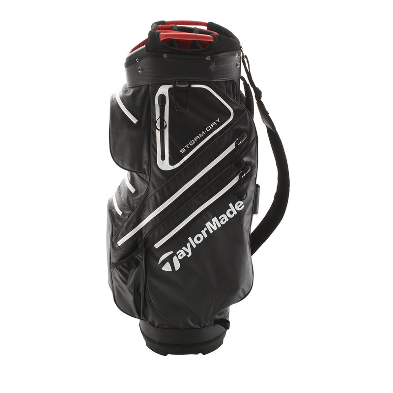 TaylorMade Storm Dry Cart Bag - Black/White/red