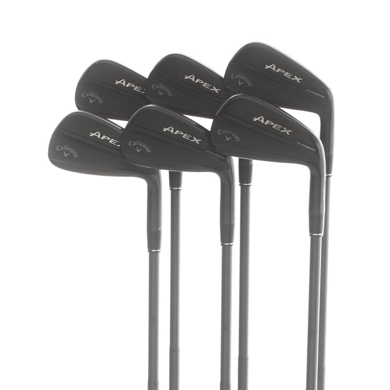Callaway Apex Fusion TI Graphite Mens Right Hand Irons 5-PW Stiff - Dynamic Gold Tour Issue 100