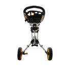 iCart ONE 3-Wheel Push/Pull Trolley - Black/White/Yellow
