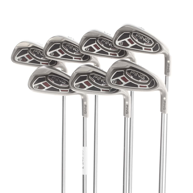 PING G15 Steel Mens Right Hand Irons 4-PW White Dot Regular - AWT