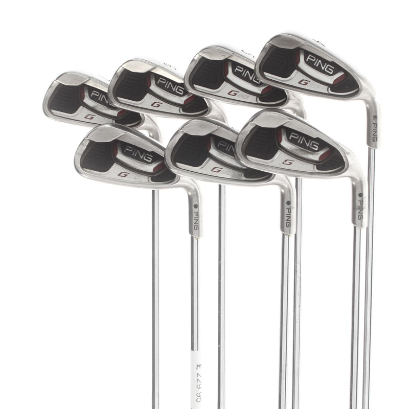 Ping G20 Steel Mens Right Hand Irons 4-PW Black Dot Regular - CFS