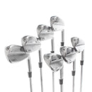 Ping i530 Steel Mens Right Hand Irons 5-GW White Dot 3* Upright Stiff - Project X L5