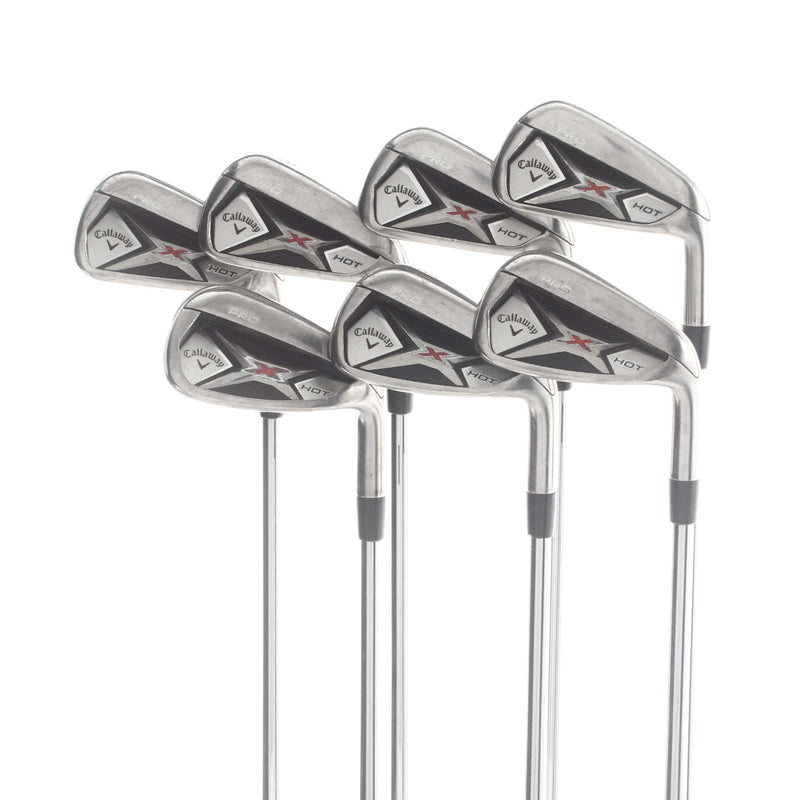Callaway XHot Pro Steel Mens Right Hand Irons 4-PW Stiff - Project X 95 Flighted