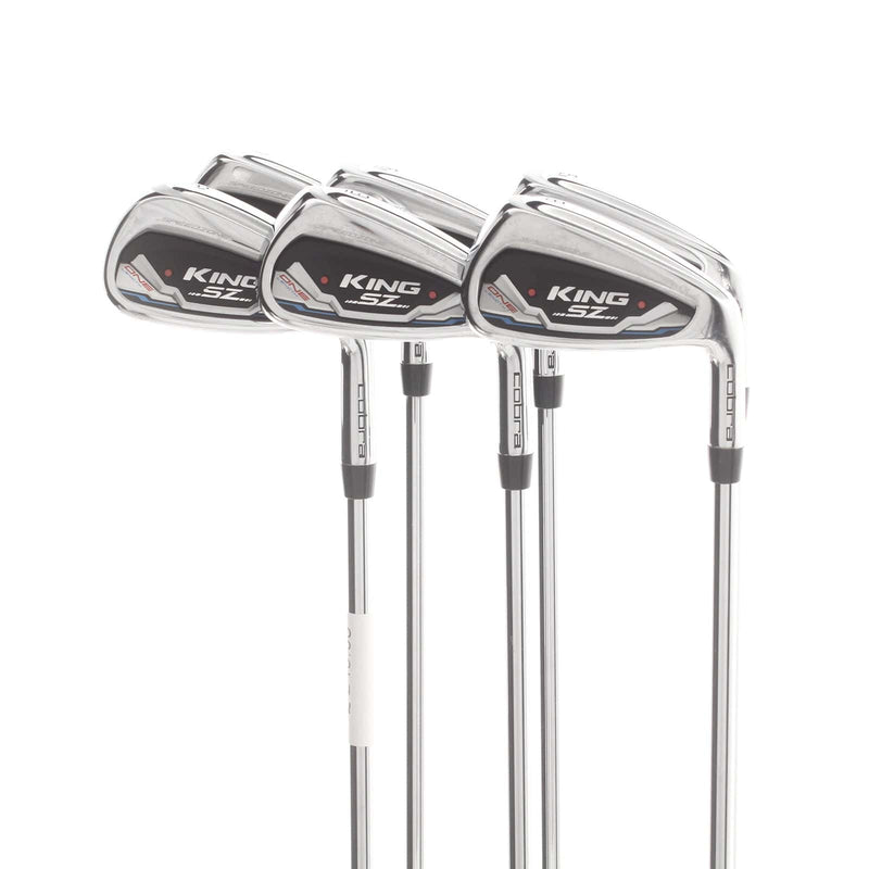 Cobra Speedzone One Length Steel Mens Right Hand Irons 5-PW Regular - KBS Tour 90