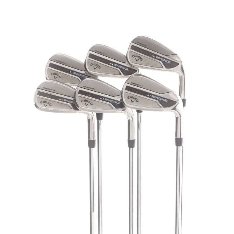 Callaway Paradym Ai Smoke Steel Mens Right Hand 6-GW 2* Upright Regular - Elevate MPH 95