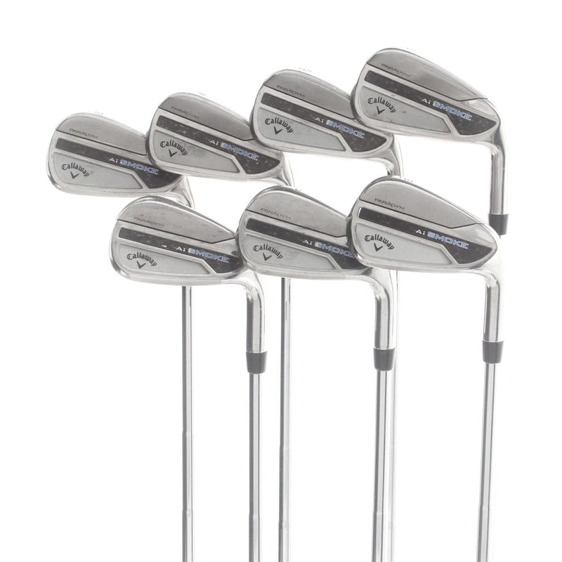 Callaway Ai smoke Steel Mens Right Hand Irons 5-GW Extra Stiff - Dynamic gold x100