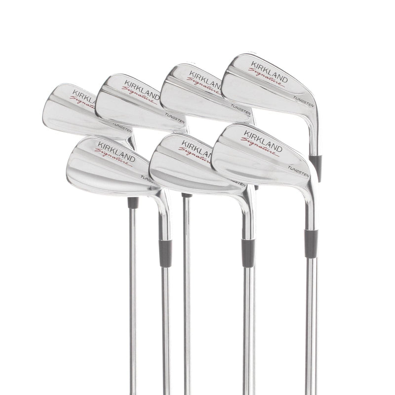 Kirkland Signature Tungsten Forged Steel Mens Right Hand Irons 4-PW Stiff - Elevate 115