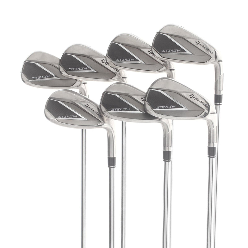 TaylorMade Stealth Steel Mens Right Hand Irons 5-SW Regular - KBS Max MT