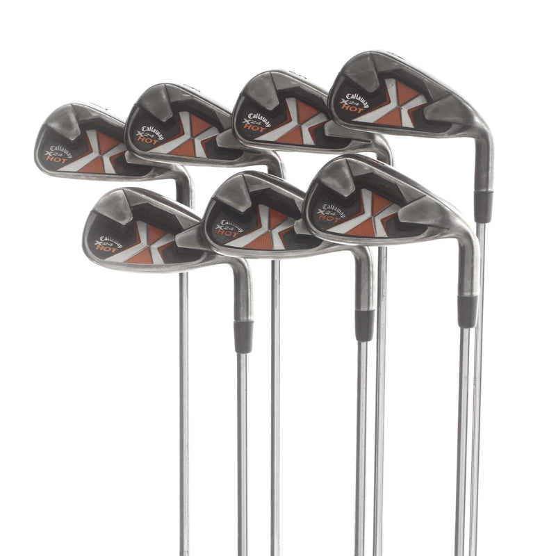 Callaway XHOT 24 Steel Mens Right Hand Irons 4-PW Uni-Flex - Callaway