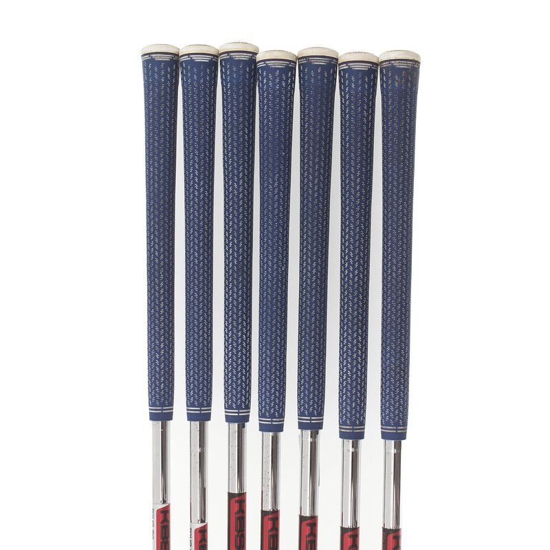 Cobra King F9 One Length Steel Mens Right Hand Irons 5-GW Regular - KBS Tour 90