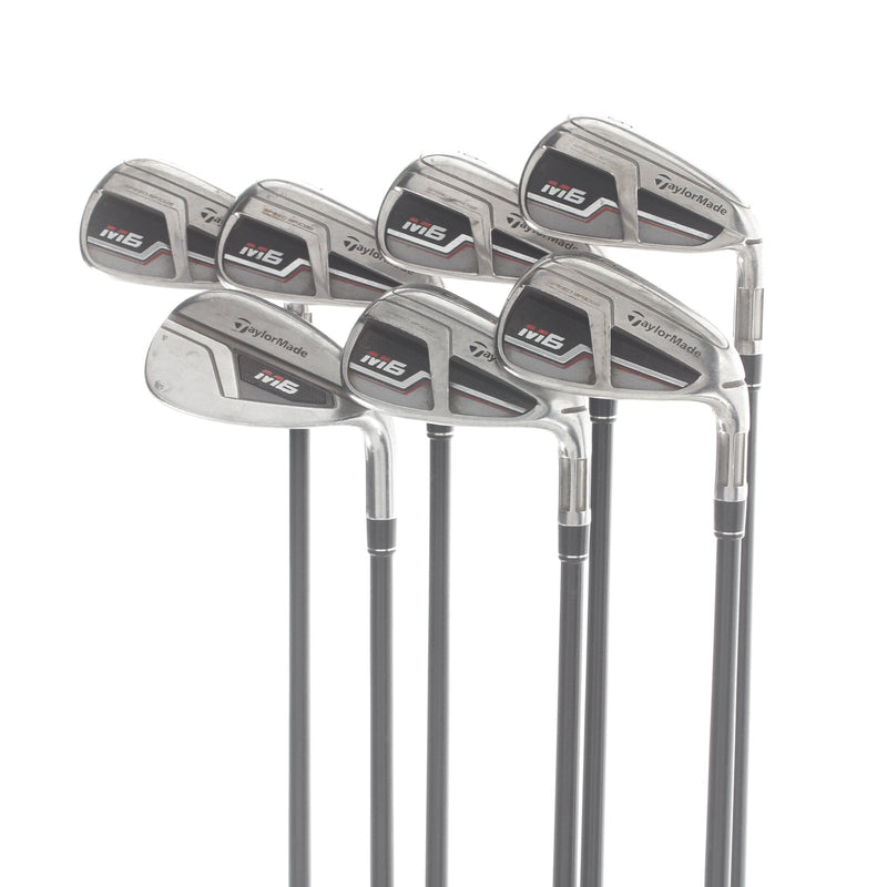 TaylorMade M6 Graphite Mens Right Hand Irons 5-SW Regular - Atmos 6