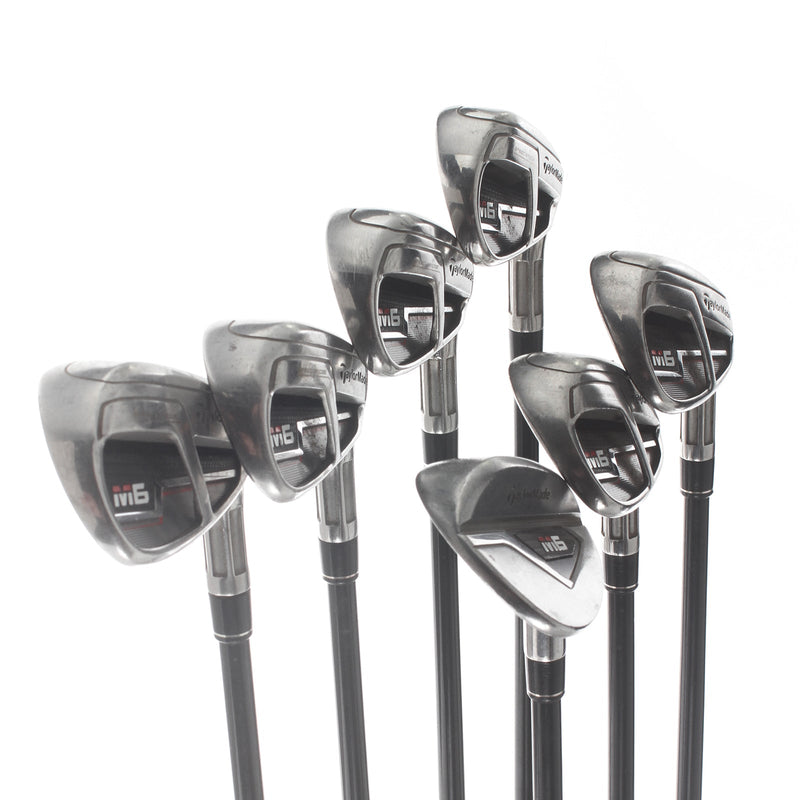 TaylorMade M6 Graphite Mens Right Hand Irons 5-SW Regular - Atmos 6