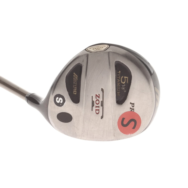 Mizuno T-Zoid Graphite Mens Right Hand Fairway 5 Wood 18* Stiff - Accel-Arc Pro