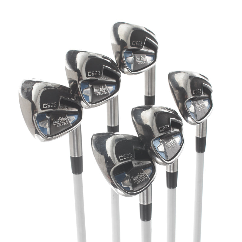 Tour Edge C522 Hot Launch Graphite Mens Right Hand Irons 5-PW Standard Regular - Fubki Tour