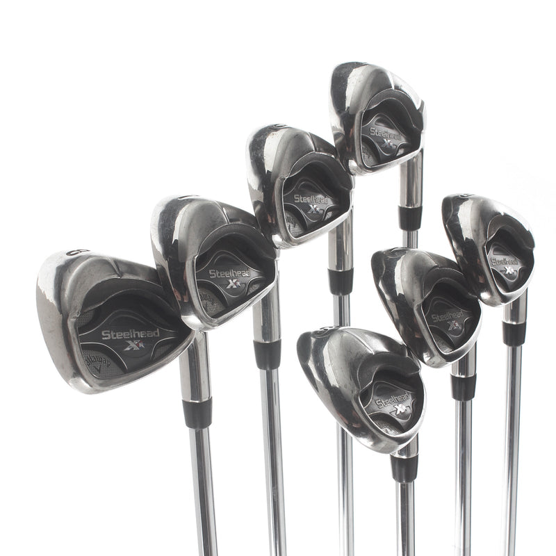 Callaway XR Steelhead Steel Mens Right Hand Irons 5-SW Regular - KBS Tour 90