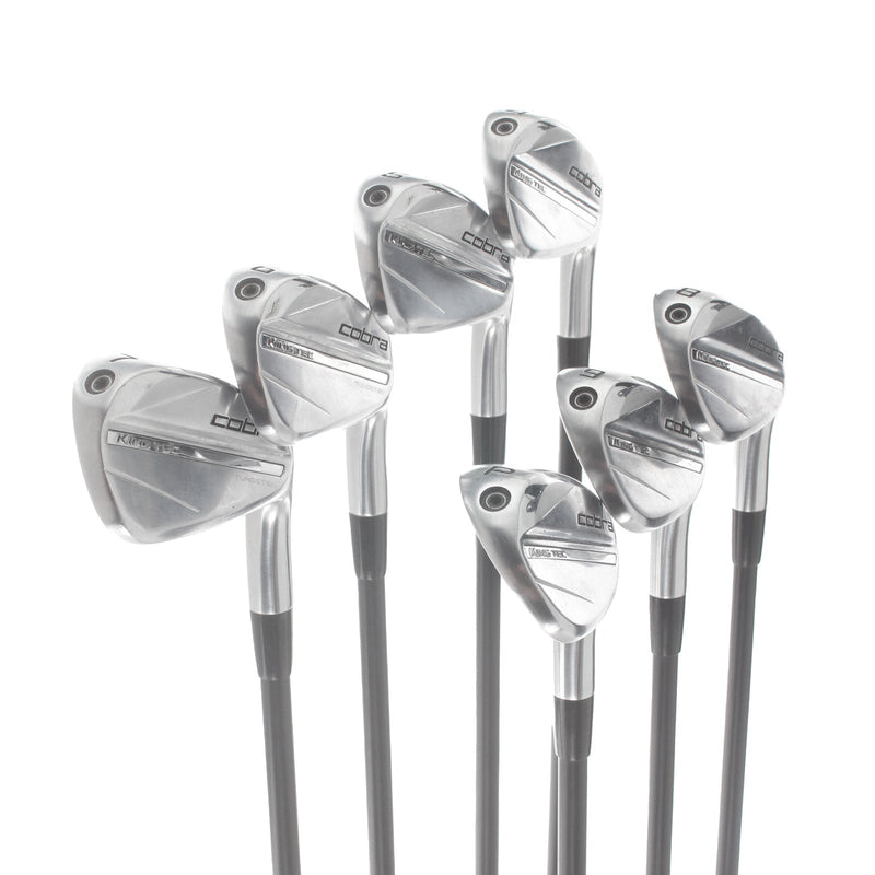 Cobra Forge Tec 2025 Graphite Mens Right Hand Irons 4-PW Regular - KBS 75