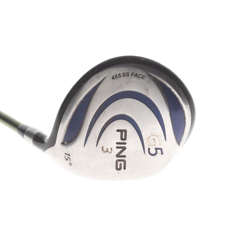 Ping G5 Graphite Mens Right Hand Fairway 3 Wood 15* Regular - Aldila NV