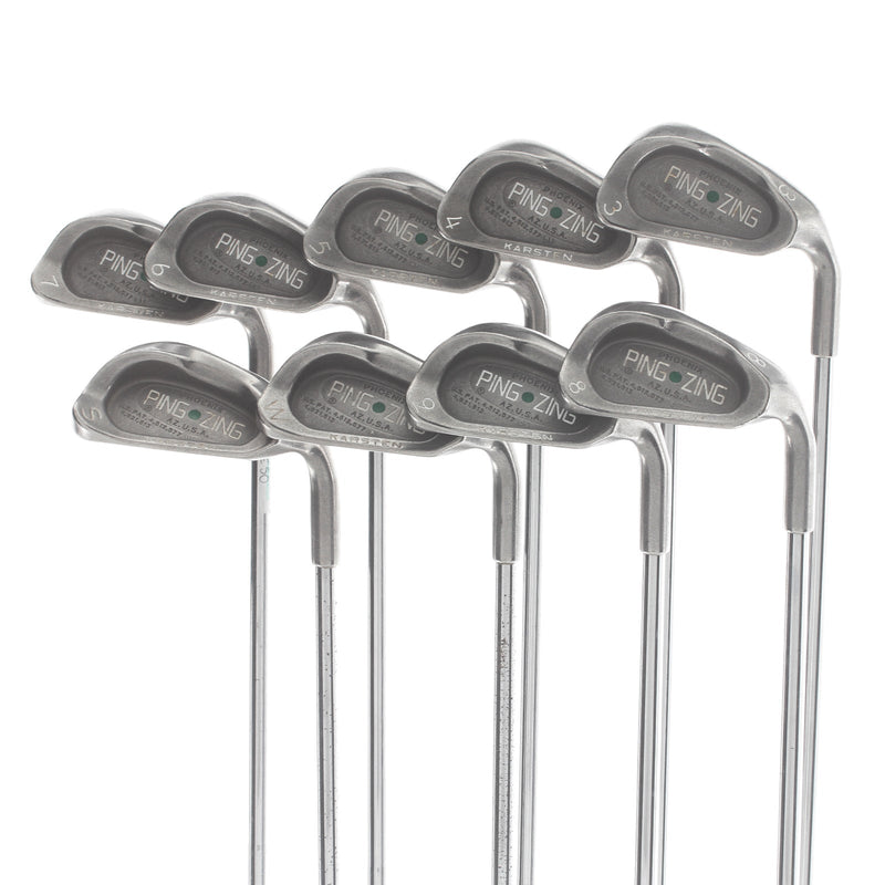 Ping Zing Karsten Steel Mens Right Hand Irons 3-SW Regular - Karsten Reg