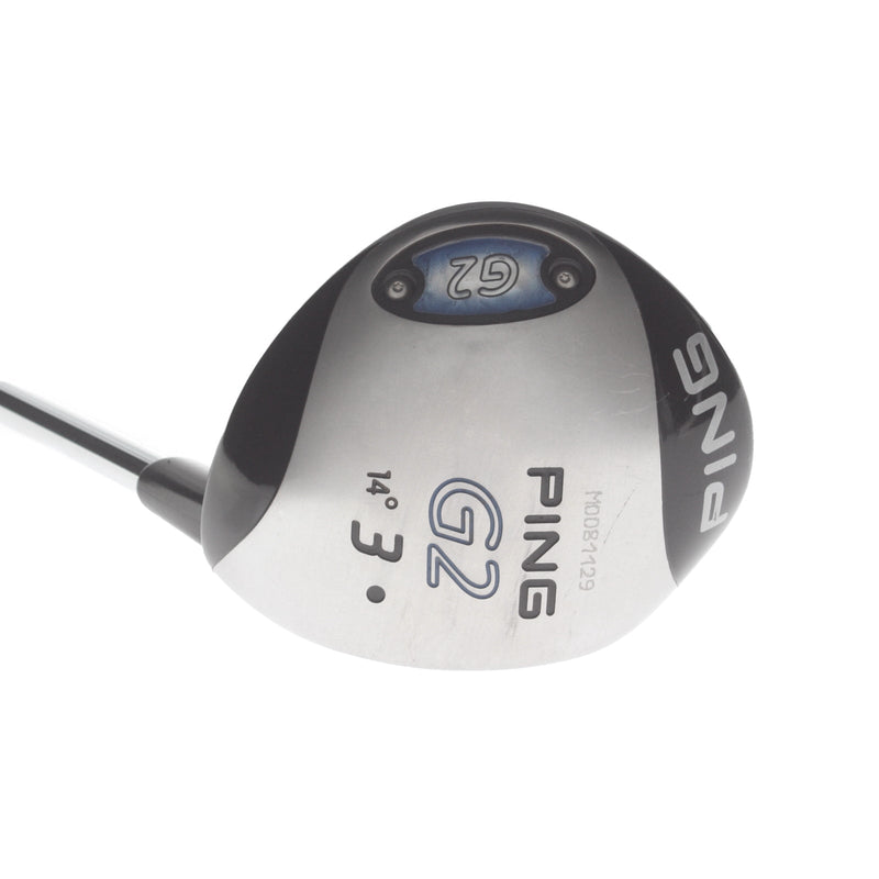 Ping G2 Steel Mens Right Hand Fairway 3 Wood 14* Regular - Ping Cushin