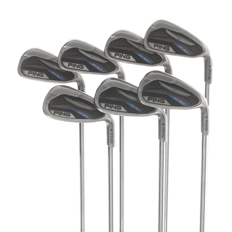Ping g30 Steel Mens Right Hand Irons 4-PW 2* Upright Regular - PING CPS