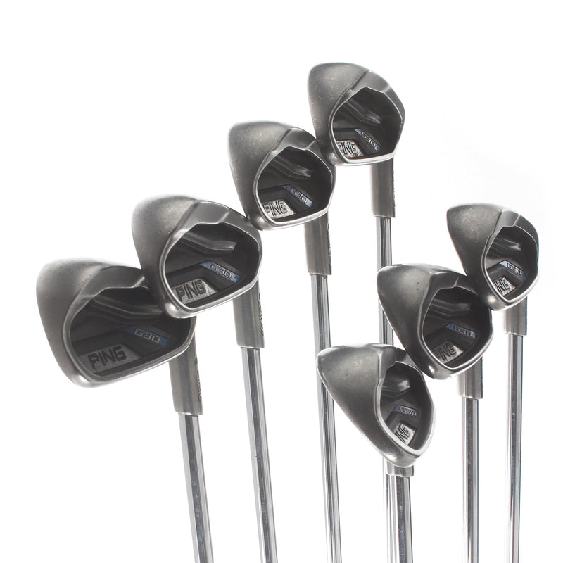 Ping g30 Steel Mens Right Hand Irons 4-PW 2* Upright Regular - PING CPS