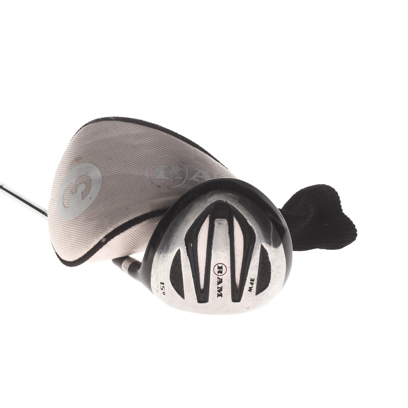 Ram Fairway Steel Mens Right Hand Fairway 3 Wood 15* UniFlex - RAM