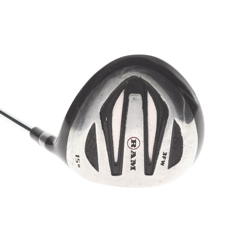Ram Fairway Steel Mens Right Hand Fairway 3 Wood 15* UniFlex - RAM