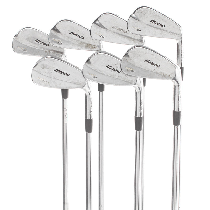 Mizuno MP-68 Steel Mens Right Hand Irons 4-PW Stiff - Dynamic Gold