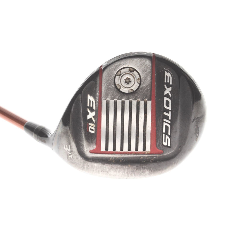 Exotics EX10 Graphite Mens Right Hand Fairway 3 Wood 13* Stiff - Exotics Tour AD50