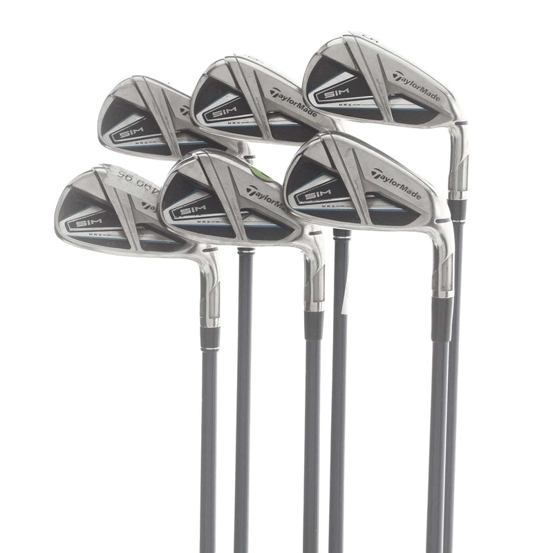 TaylorMade SIM Graphite Mens Right Hand Irons 5-PW Regular - Ventus Blue
