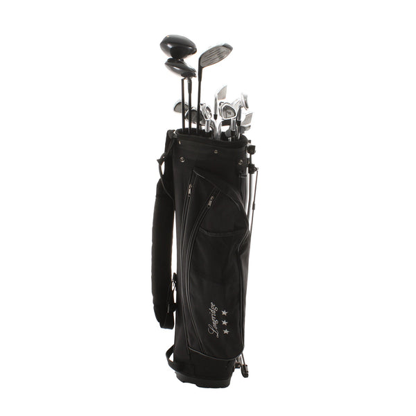 Longridge Silver Star Steel Mens Right Hand Driver,3wd,5hyb.6-sw,putter,Bag +1" Regular - Longridge