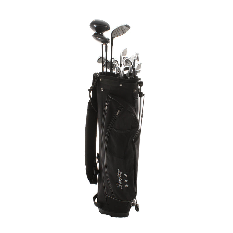 Longridge Silver Star Steel Mens Right Hand Driver,3wd,5hyb.6-sw,putter,Bag +1" Regular - Longridge