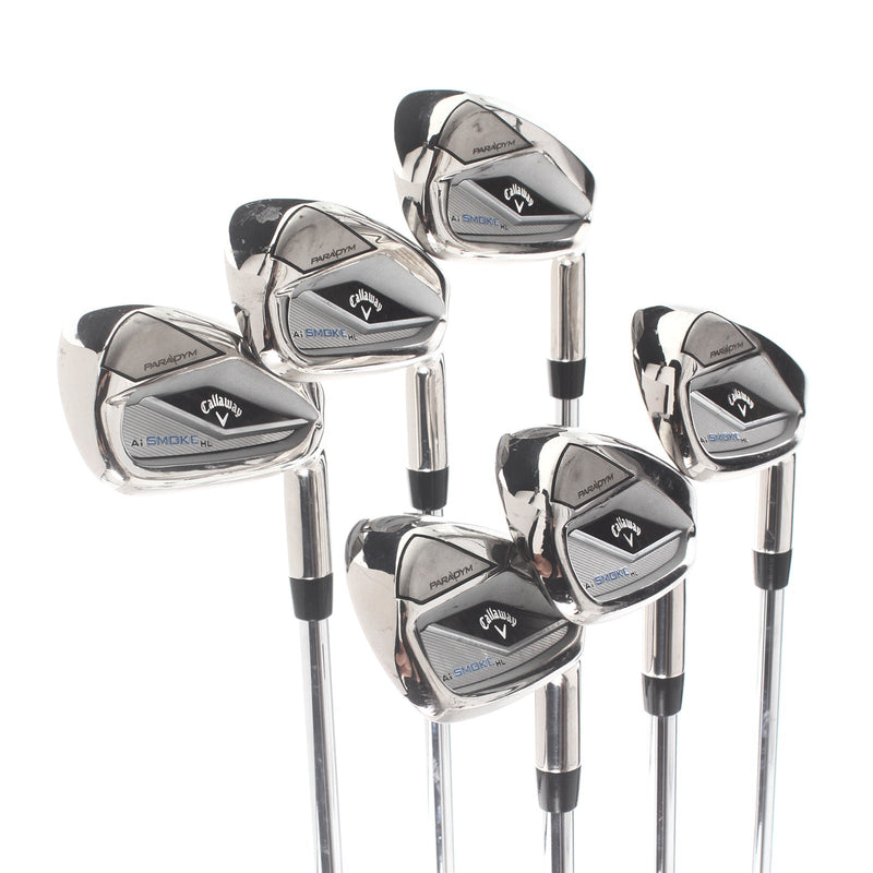Callaway AI Smoke HL Steel Mens Right Hand Irons 5-GW Regular - Elevate MPH