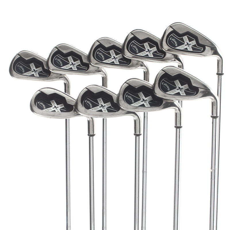 Callaway X-18 Steel Mens Right Hand Irons 3-SW Regular - Callaway X