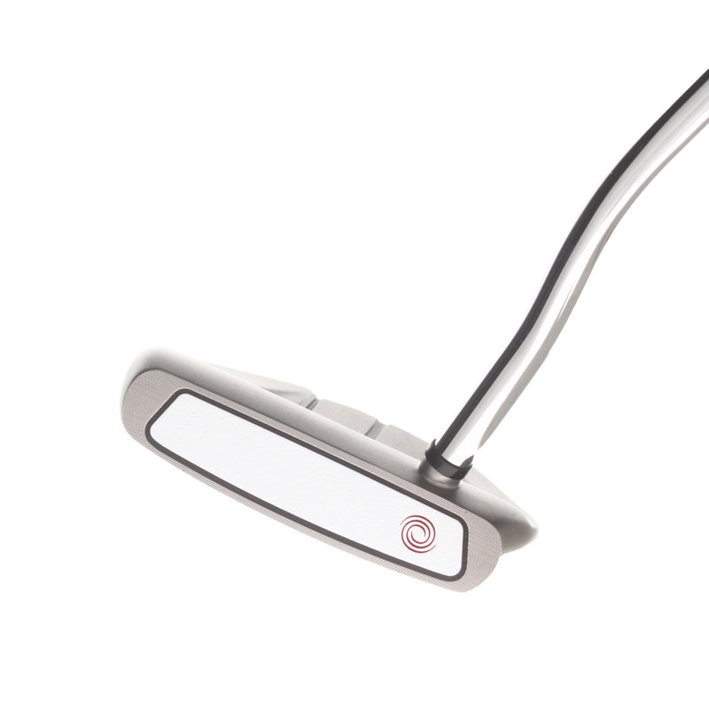 Odyssey White Hot V-Line Pro Mens Right Hand Putter 33" Mid-Mallet Stroke Lab - Superstroke Flatso 2.0 XL
